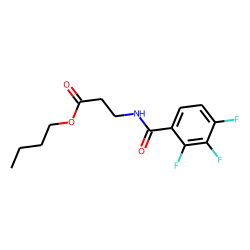 «beta»-Alanine, N-(2,3,4-trifluorobenzoyl)-, butyl ester