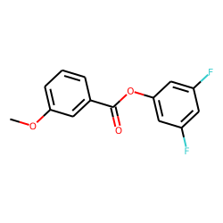 m-Methoxybenzoic acid, 3,5-difluorophenyl ester
