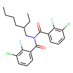 Benzamide, 3-chloro-2-fluoro-N-(3-chloro-2-fluorobenzoyl)-N-(2-ethylhexyl)-