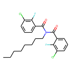 Benzamide, 3-chloro-2-fluoro-N-(3-chloro-2-fluorobenzoyl)-N-octyl-