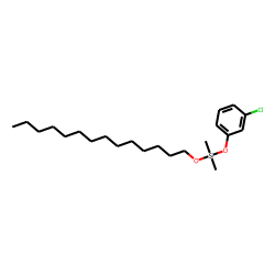 Silane, (3-chlorophenyloxy)dimethyltetradecyloxy-
