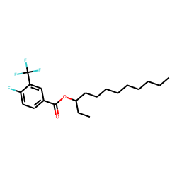 4-Fluoro-3-trifluoromethylbenzoic acid, 3-dodecyl ester
