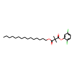 Dimethylmalonic acid, 2,5-dichlorophenyl pentadecyl ester