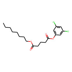 Glutaric acid, 3,5-dichlorophenyl octyl ester