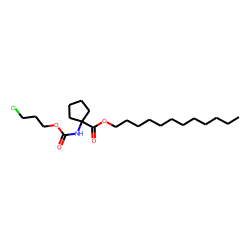 1-Aminocyclopentanecarboxylic acid, 3-chloropropoxycarbonyl-, dodecyl ester
