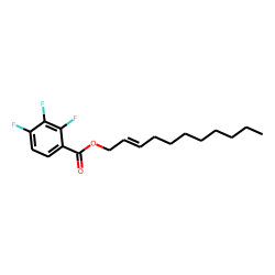 2,3,4-Trifluorobenzoic acid, undec-2-enyl ester