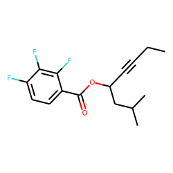 2,3,4-Trifluorobenzoic acid, 2-methyloct-5-yn-4-yl ester