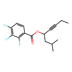 2,3,4-trifluorobenzoic acid, 2-methyloct-5-yn-4-yl ester