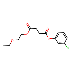 Succinic acid, 3-chlorophenyl 2-ethoxyethyl ester
