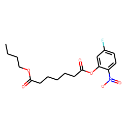 Pimelic acid, butyl 2-nitro-5-fluorophenyl ester