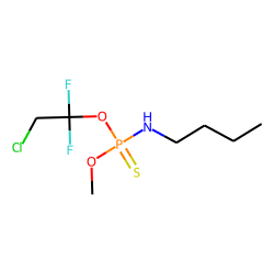 O-Methyl-O-(1,1-difluoro-2-chloroethyl)-N-butyl-phosphorothioamidate