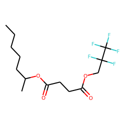 Succinic acid, hept-2-yl 2,2,3,3,3-pentafluoropropyl ester