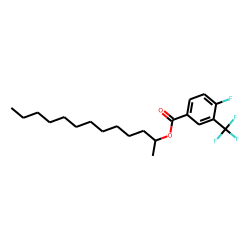 4-Fluoro-3-trifluoromethylbenzoic acid, 2-tridecyl ester
