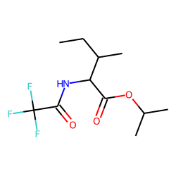 isoleucine, trifluoroacetyl-isopropyl ester