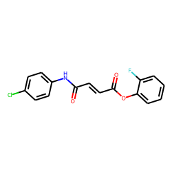 Fumaric acid, monoamide, N-(4-chlorophenyl)-, 2-fluorophenyl ester