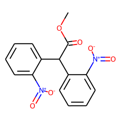 bis-(2-Nitrophenyl)acetic acid, methyl ester