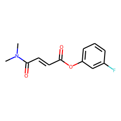 Fumaric acid, monoamide, N,N-dimethyl-, 3-fluorophenyl ester