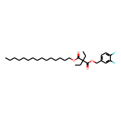 Diethylmalonic acid, 3,4-difluorobenzyl pentadecyl ester