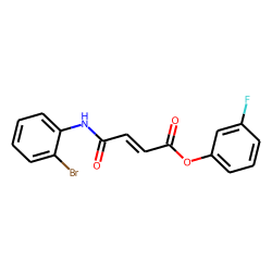 Fumaric acid, monoamide, N-(2-bromophenyl)-, 3-fluorophenyl ester