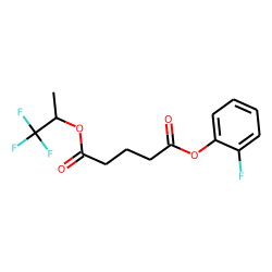 Glutaric acid, 2-fluorophenyl 1,1,1-trifluoroprop-2-yl ester