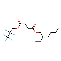 Succinic acid, 2-ethylhexyl 2,2,3,3,3-pentafluoropropyl ester
