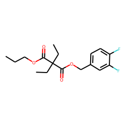 Diethylmalonic acid, 3,4-difluorobenzyl propyl ester