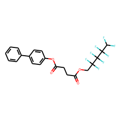 Succinic acid, 2,2,3,3,4,4,5,5-octafluoropentyl 4-biphenyl ester