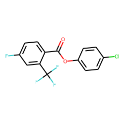4-Fluoro-2-trifluoromethylbenzoic acid, 4-chlorophenyl ester