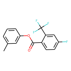 4-Fluoro-2-trifluoromethylbenzoic acid, 3-methylphenyl ester