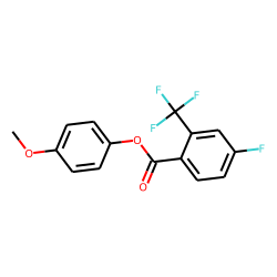 4-Fluoro-2-trifluoromethylbenzoic acid, 4-methoxyphenyl ester
