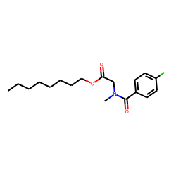 Sarcosine, N-(4-chlorobenzoyl)-, octyl ester