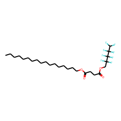 Succinic acid, 2,2,3,3,4,4,5,5-octafluoropentyl heptadecyl ester