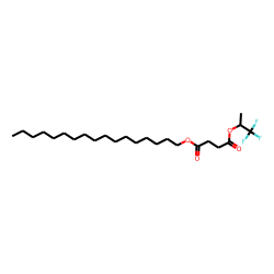 Succinic acid, 1,1,1-trifluoroprop-2-yl heptadecyl ester