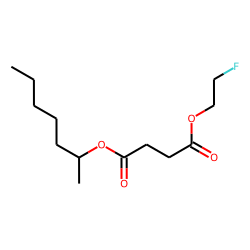 Succinic acid, hept-2-yl 2-fluoroethyl ester
