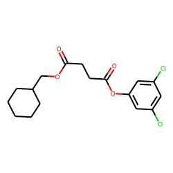 Succinic acid, cyclohexylmethyl 3,5-dichlorophenyl ester