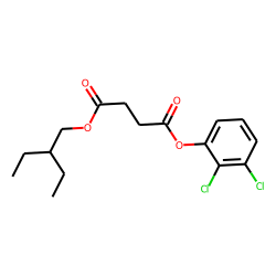 Succinic acid, 2,3-dichlorophenyl 2-ethylbutyl ester