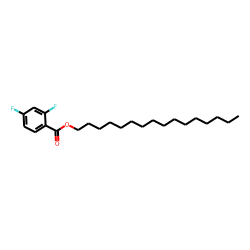 2,4-Difluorobenzoic acid, hexadecyl ester