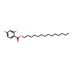 2,4-Difluorobenzoic acid, tetradecyl ester