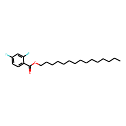 2,4-Difluorobenzoic acid, pentadecyl ester