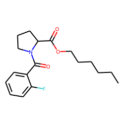 L-Proline, N-(2-fluorobenzoyl)-, hexyl ester
