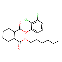 1,2-Cyclohexanedicarboxylic acid, 2,3-dichlorophenyl hexyl ester