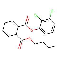 1,2-Cyclohexanedicarboxylic acid, butyl 2,3-dichlorophenyl ester