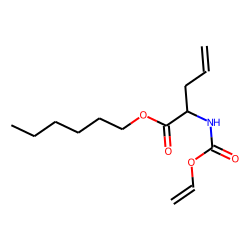 2-Aminopent-4-enoic acid, N-vinyloxycarbonyl-, hexyl ester