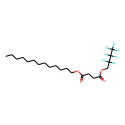 Succinic acid, 2,2,3,3,4,4,4-heptafluorobutyl tridecyl ester