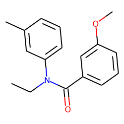 Benzamide, N-ethyl-N-(3-methylphenyl)-3-methoxy-