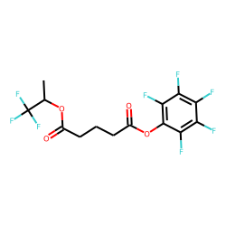Glutaric acid, 1,1,1-trifluoroprop-2-yl pentafluorophenyl ester