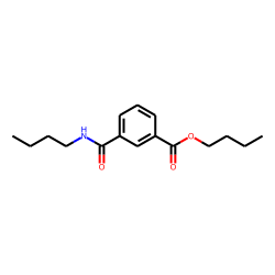 Isophthalic acid, monoamide, N-butyl-, butyl ester