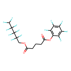 Glutaric acid, 2,2,3,3,4,4,5,5-octafluoropentyl pentafluorophenyl ester