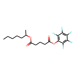 Glutaric acid, hept-2-yl pentafluorophenyl ester