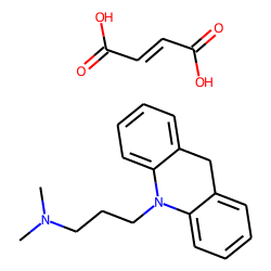 Acridan, 10-(3-dimethylaminopropyl)-, maleate (1 to 1)